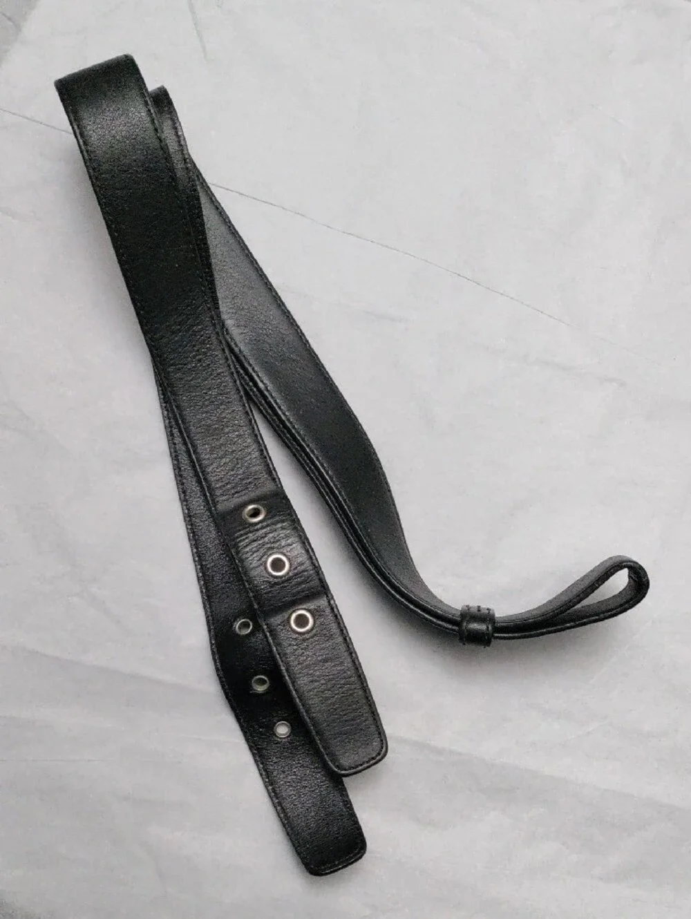 Coach Black/Brown Leather Handbag Straps